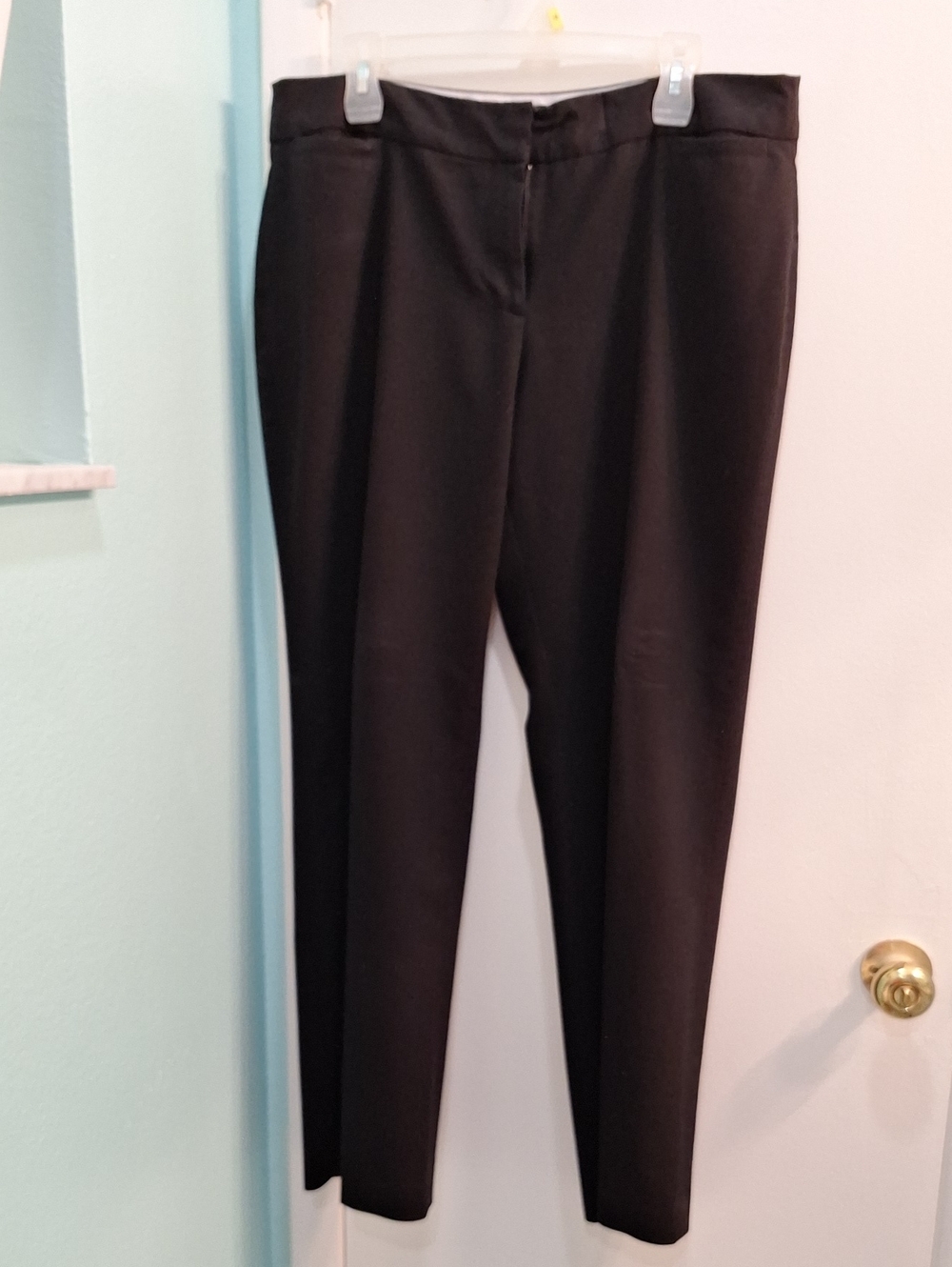 Liz Claiborne Black Straight Leg Dress Pants
